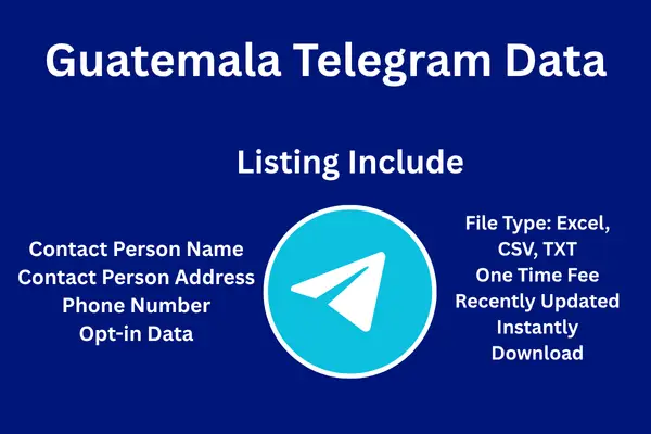 Guatemala telegram data