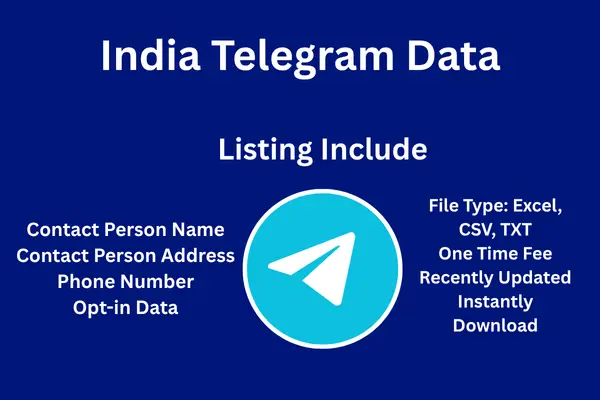India telegram data