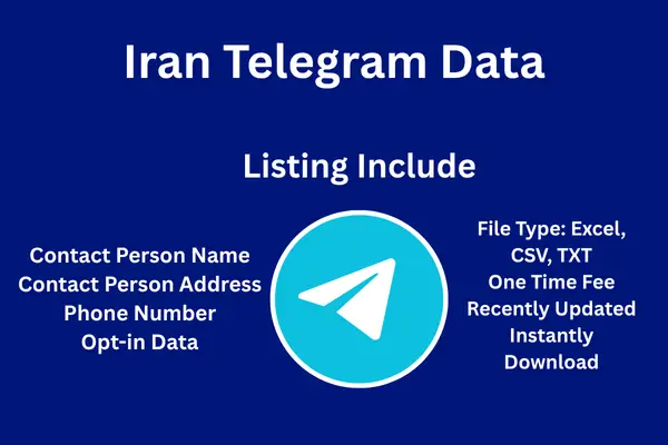 Iran telegram data