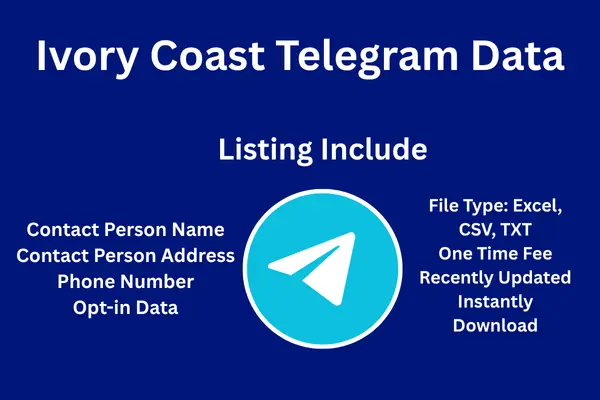 Ivory Coast telegram data